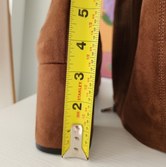 Jeffrey Campbell Hot Lava Boots Chocolate Brown Suede 9 Like New - Picture 6 of 16